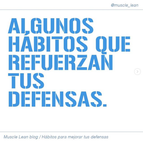 Refuerza tus Defensas - Muscle Lean
