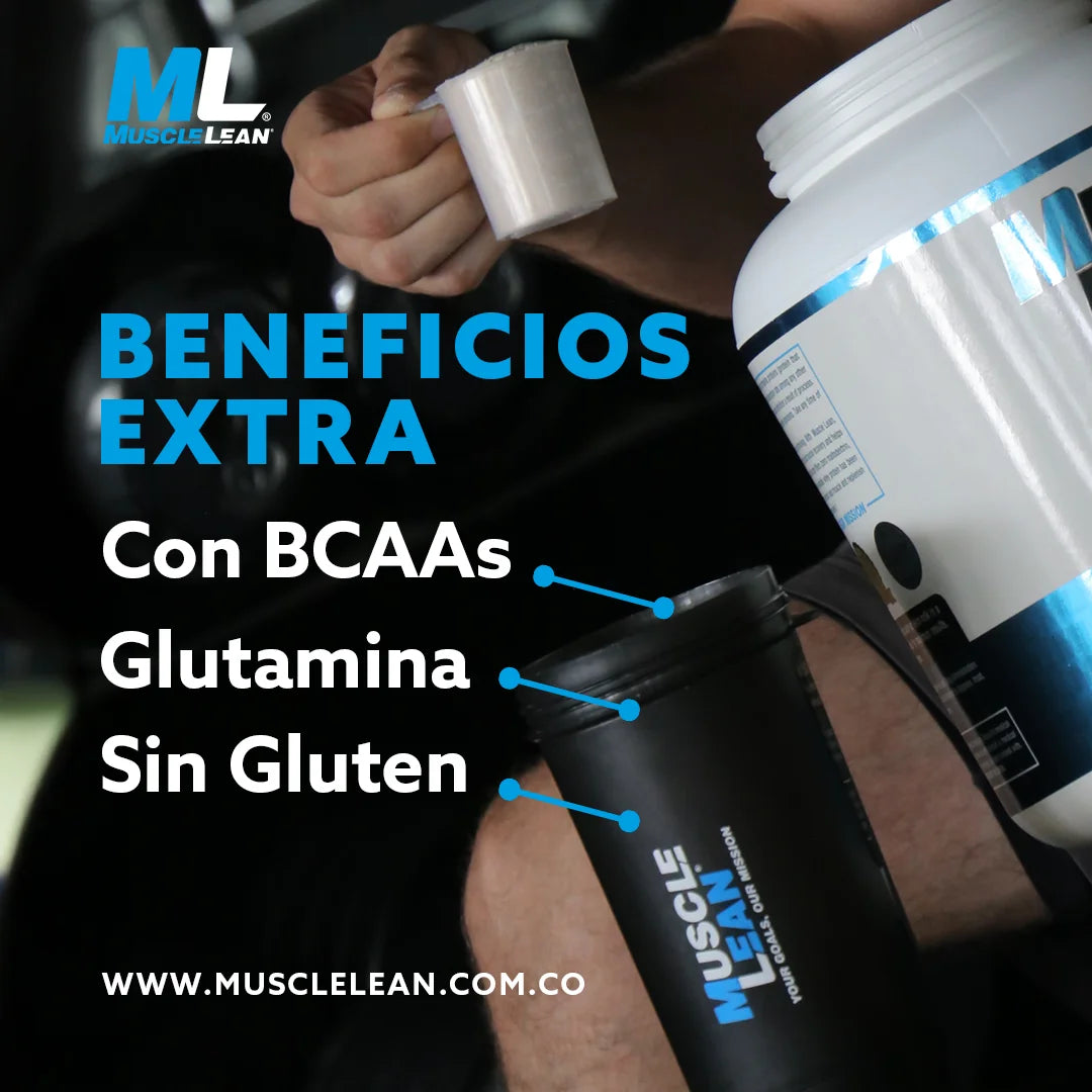 PROTEÍNA PREMIUM WHEY PROTEIN 2 LIBRAS Muscle Lean