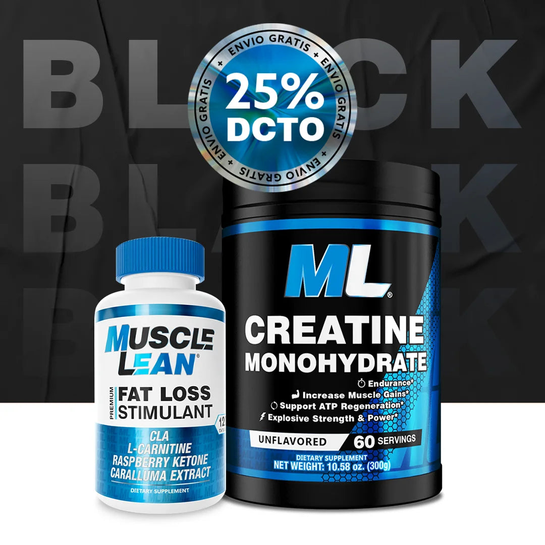 COMBO CREATINA MONOHIDRATADA + QUEMADOR DE GRASA + ¡ENVIO GRATIS!