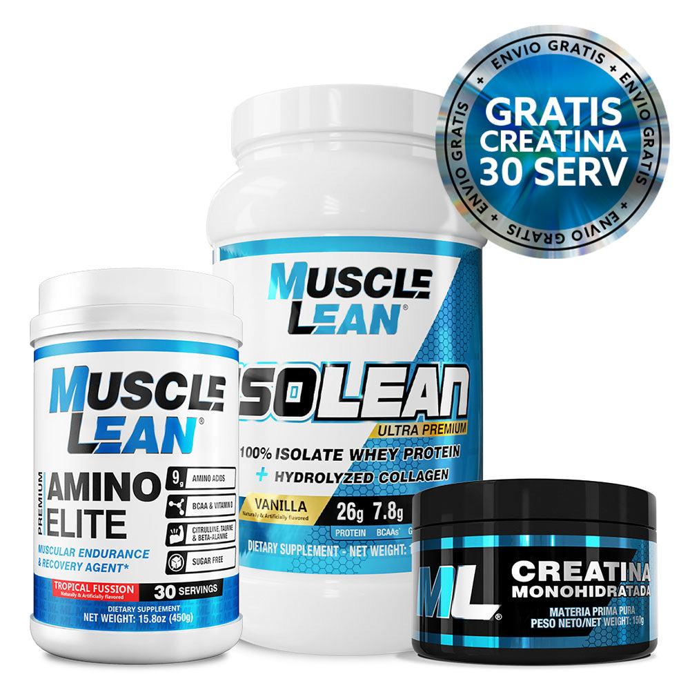 Proteína + AminoElite 30 Serv + GRATIS Creatina 30 Serv