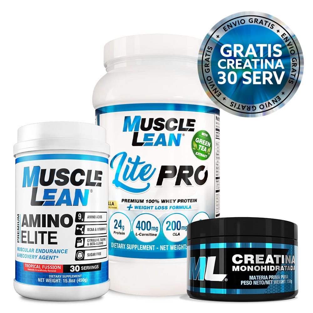 Proteína + AminoElite 30 Serv + GRATIS Creatina 30 Serv