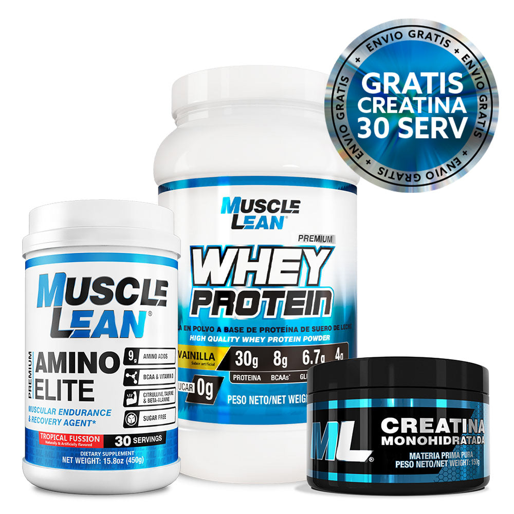 Proteína + AminoElite 30 Serv + GRATIS Creatina 30 Serv