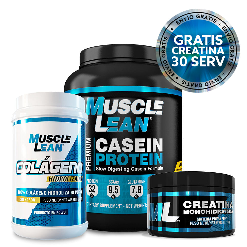 Proteína + Colágeno + GRATIS Creatina 30 Serv