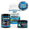 Proteína + Preentreno + GRATIS Creatina 30 Serv