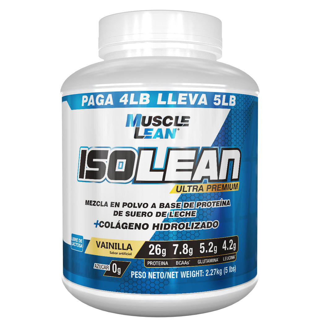 PROTEÍNA ISOLEAN 5 LIBRAS (75 SERVICIOS)