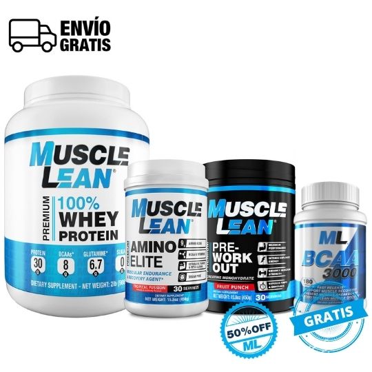 COMBO PERFORMANCE l + 39% DE DESCUENTO ¡AHORRA $199.850! PREENTRENO 50%OFF + BCAAS GRATIS + ENVIO GRATIS