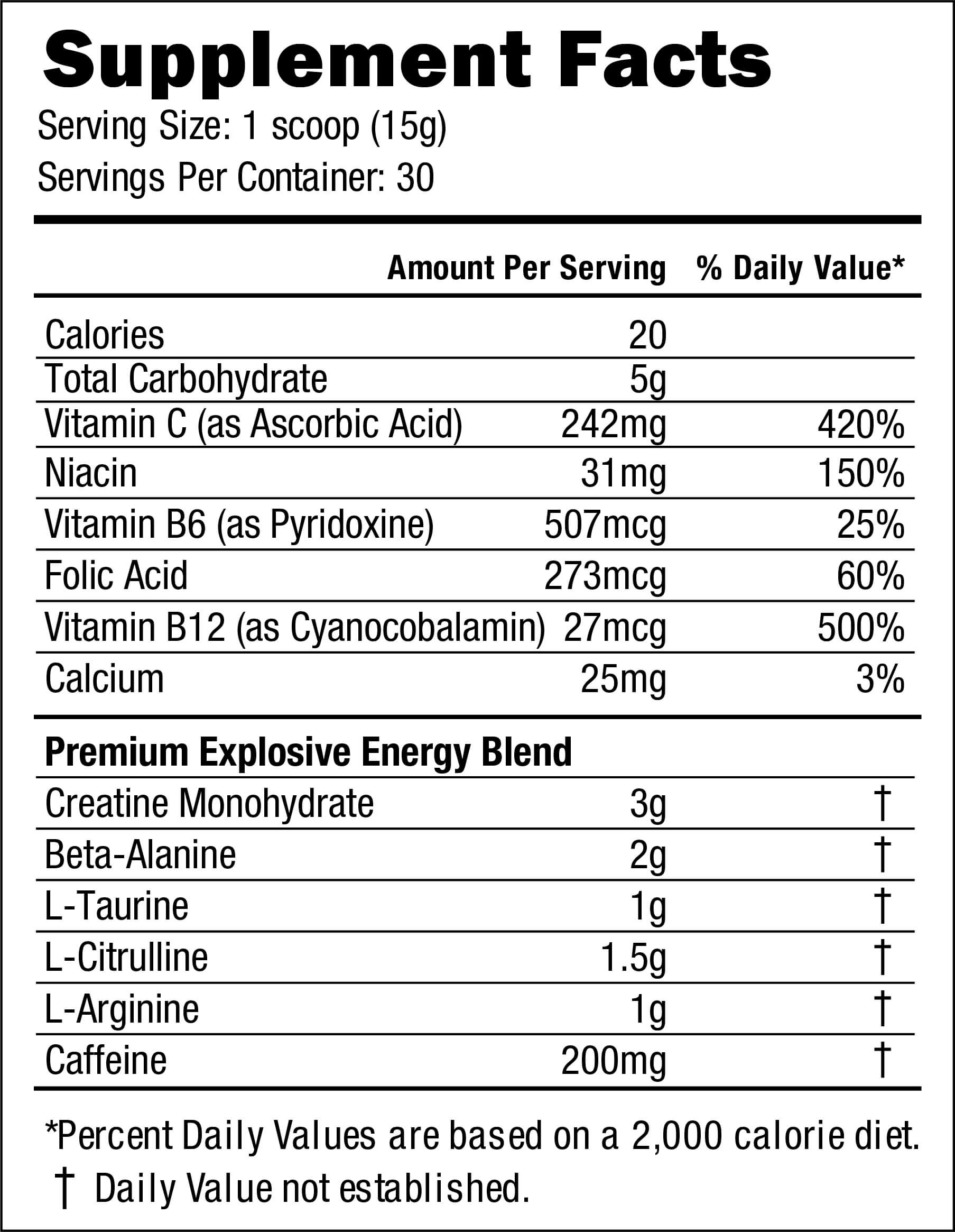 PREENTRENO PREMIUM PREWORKOUT - Muscle Lean - Suplementos Deportivos
