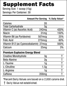 PREENTRENO PREMIUM PREWORKOUT - Muscle Lean - Suplementos Deportivos